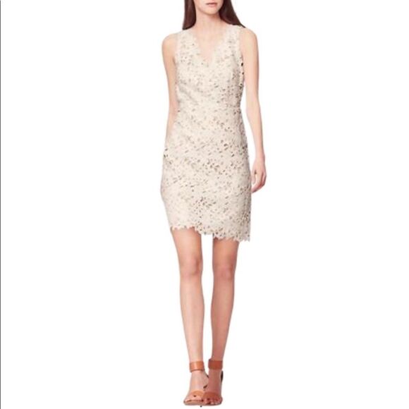 Ann Taylor Dresses & Skirts - Ann Taylor NWT Cream Lace Sleeveless Dress Sz 4